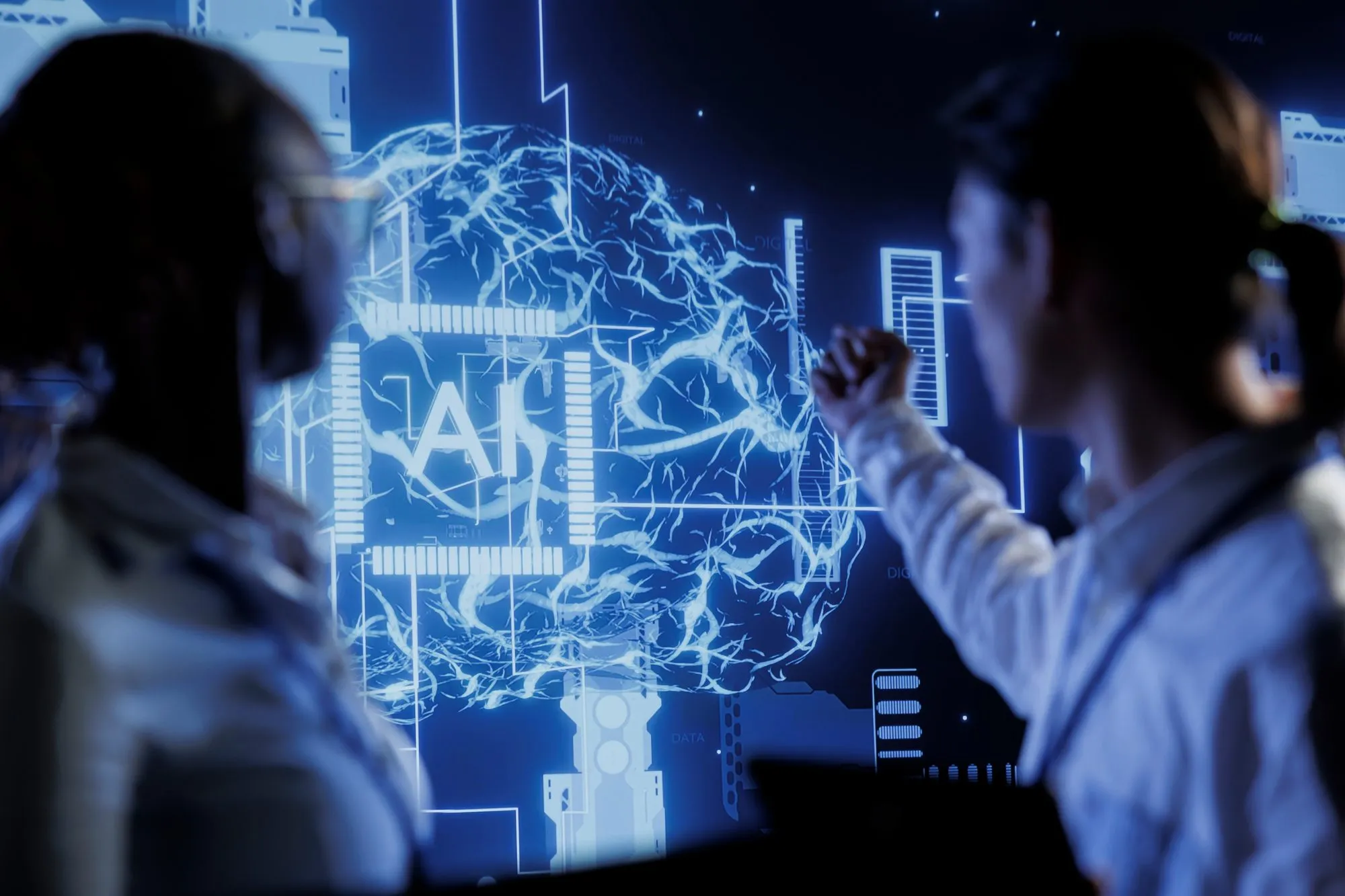An artificial intelligence network visualisation